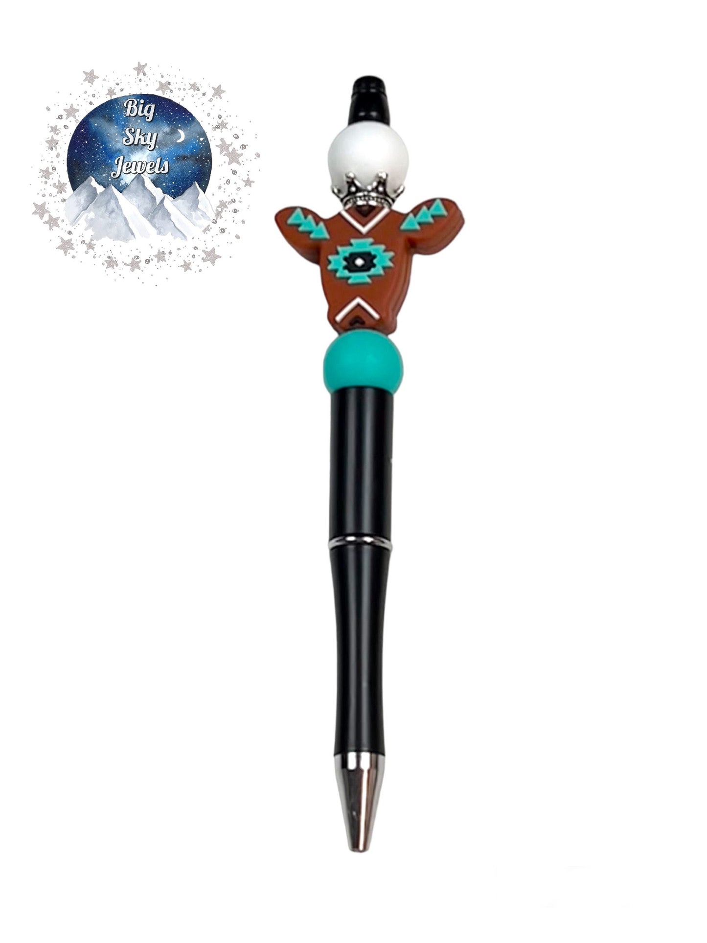 Blaze the Aztec Cow Pen Rust & Teal Aztec Print, Turquoise, Rust, White and Black Ages 5+ Kids Ladies Moms Men Western West Southwestern Multiple Variation Listing