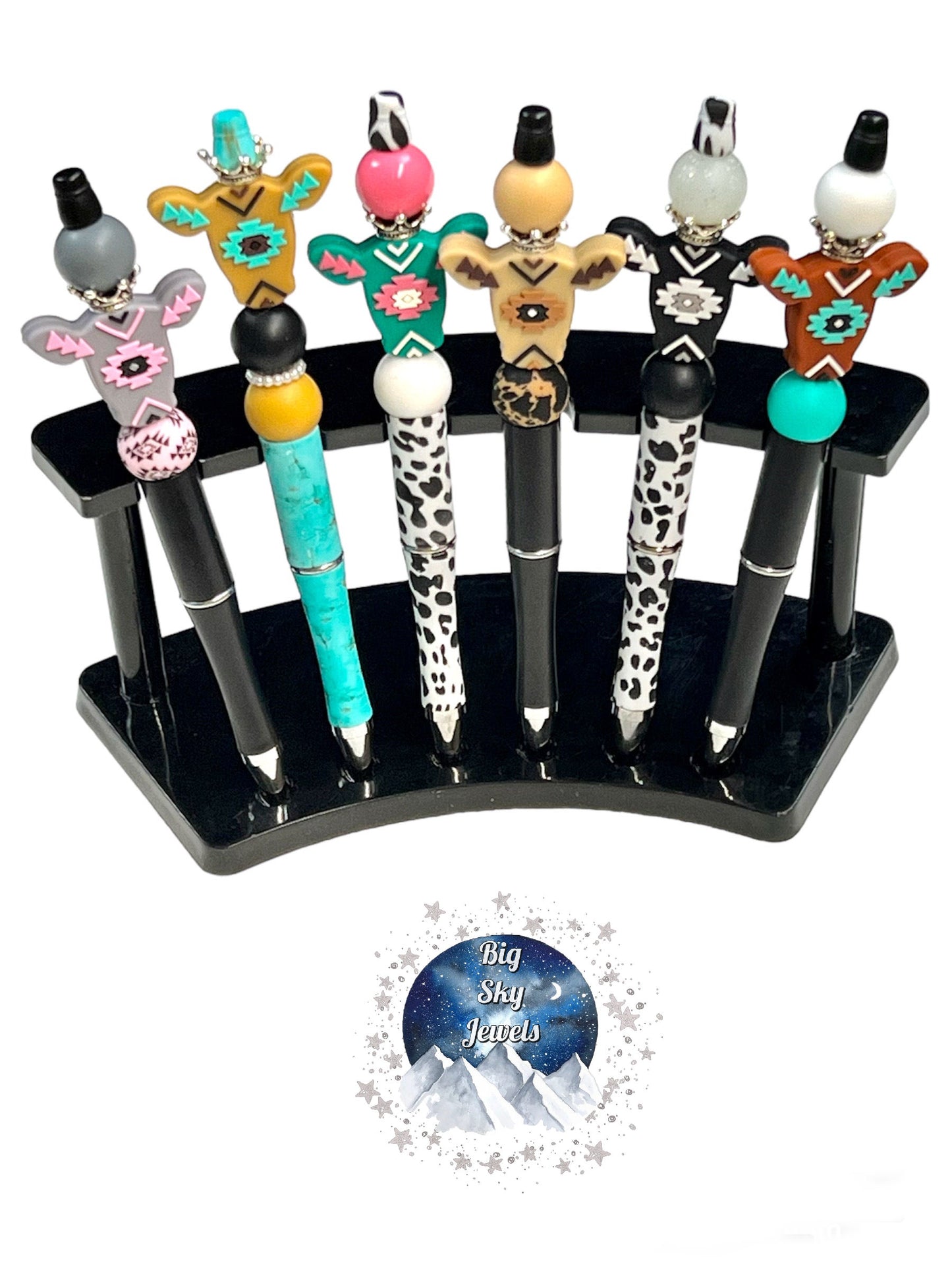 Cow with Crown Silicone Pen Multiple Choices Ages 5+ Kids or Ladies Multiple Variation Listing