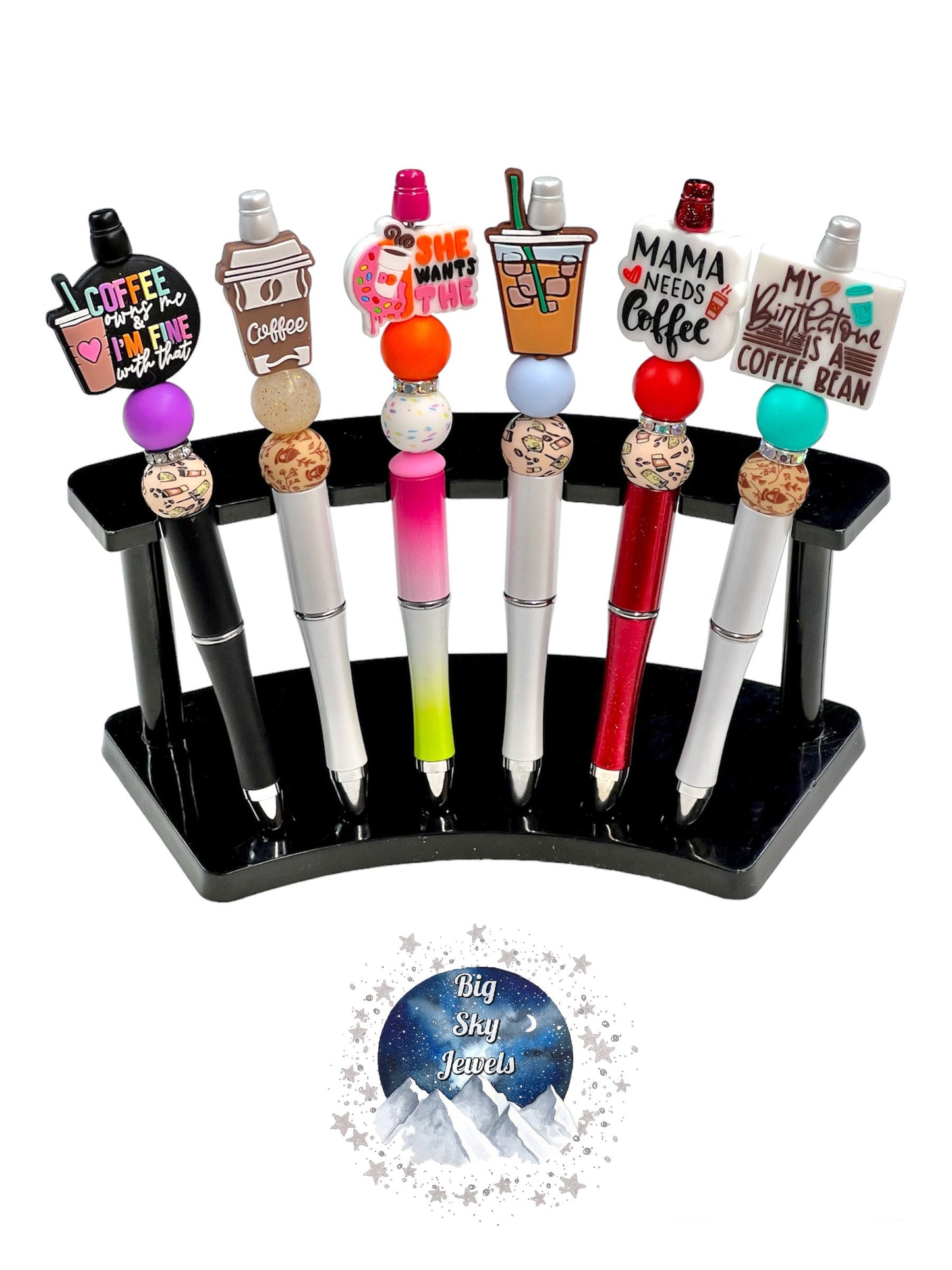 Coffee Silicone Pen Multiple Choices Ages 5+ Kids or Ladies Multiple Variation Listing