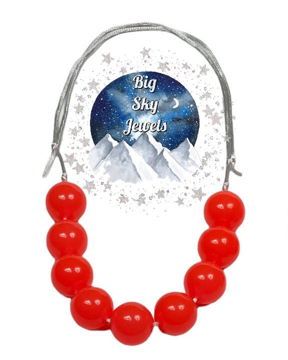 Glow In The Dark Pink Chunky Bubblegum Necklace OR Bracelet Ages 3+ Summer Fall Halloween Multiple Variation Listing