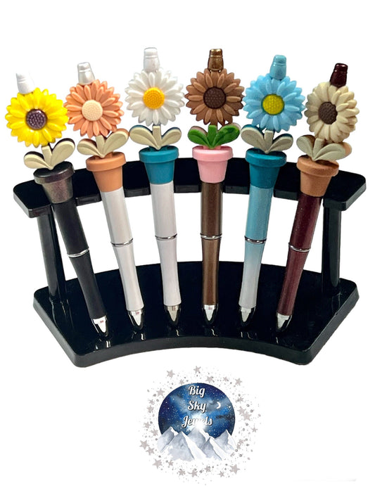 Flower Pen, Opal Yellow, Melon, Opal White, Camel, Light Blue & Navajo White ETC Ages 5+ Kids or Ladies Moms Men Flowers Flower Pot Multiple Variation Listing