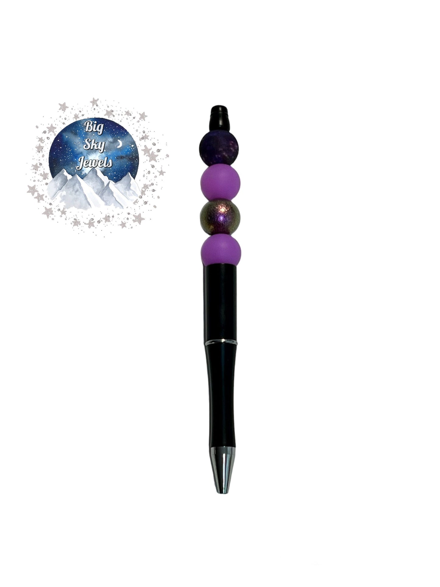 Halo Pen Silicone Purple Glow in the Dark, Halo Print, & Black Opal Ages 5+ Kids or Ladies Men