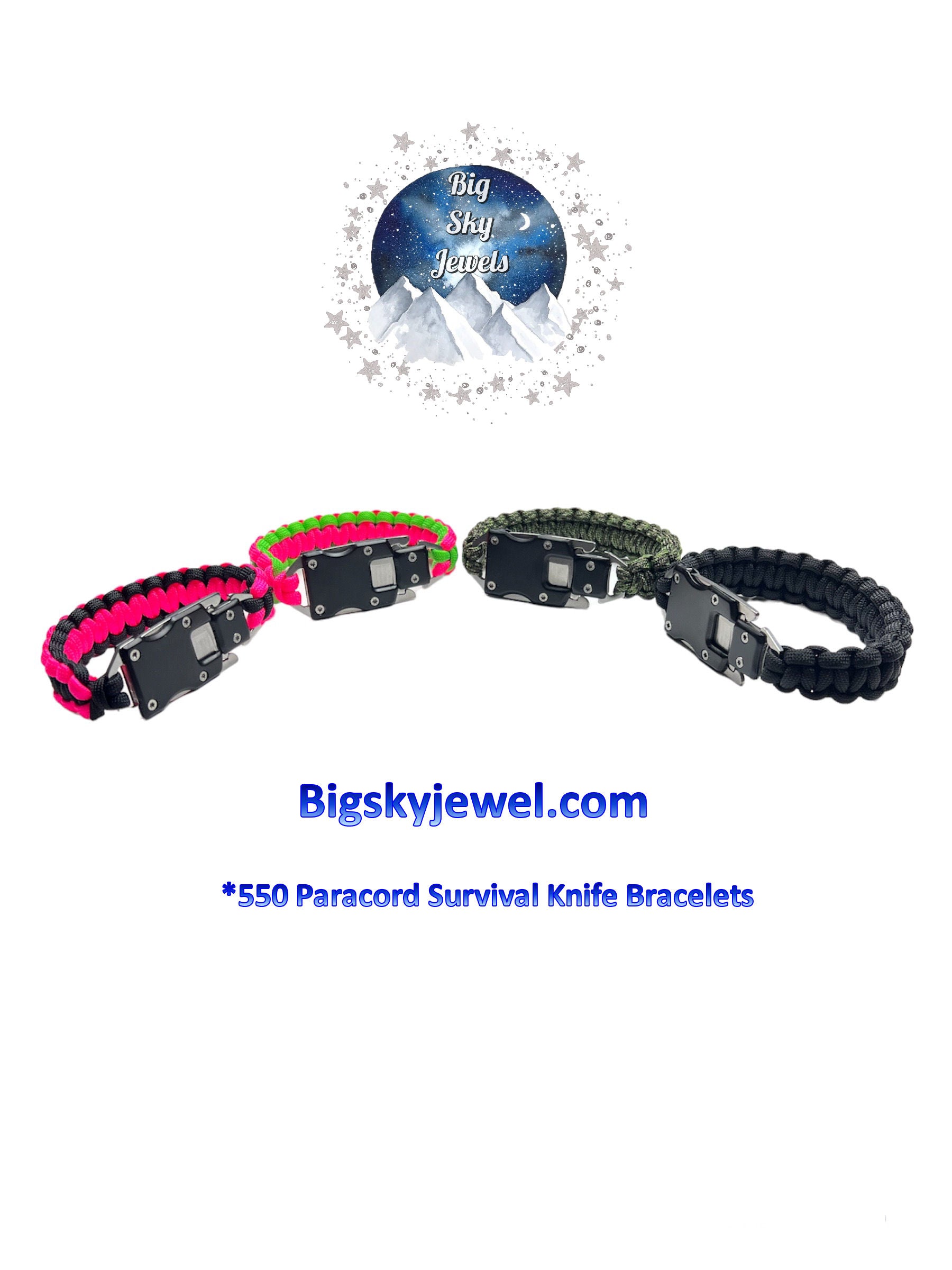 1 Buckles for Paracord Survival Bracelets